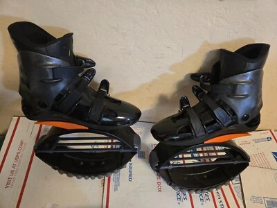 Botas de salto Kangoo Jumps KJ XR3 X-Rebound exercício preto e laranja tamanho médio 9-12 - Imagem 1 de 4