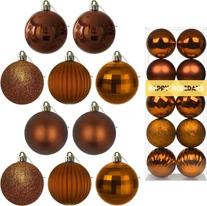 Purple 2.5" Christmas Balls Christmas Tree Decoration Ornaments Shatterproof for - Picture 1 of 1