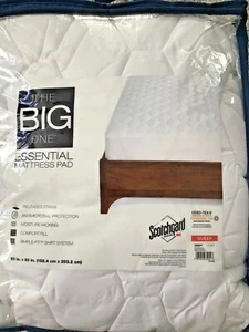 The Big One Essential Matratzenauflage Weiß Queen Size Scotchgard Antimikrobiell Neu - Bild 1 von 3