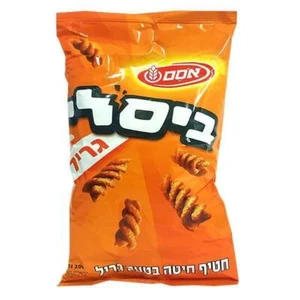 Bissli Osem, Israeli Crunchy Wheat Snack Grill Flavored Original Taste 200gr - Picture 1 of 2