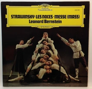 Strawinsky, Leonard Bernstein: Les Noces / Messe (Mass) 1977 Vinyl, LP *V. Good* - Picture 1 of 2