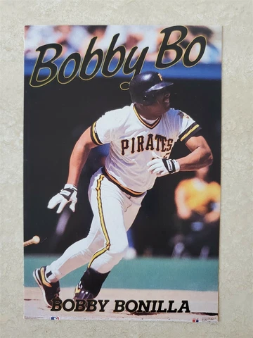 1990 COSTACOS BROS 4x6" POSTCARD BOBBY BONILLA Bobby Bo Pittsburgh Pirates Cover