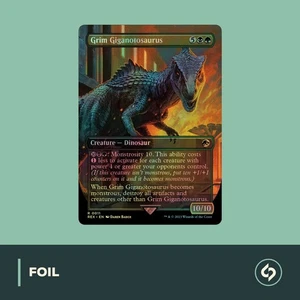 MTG | Grim Giganotosaurus | SHOWCASE | JURASSIC WORLD | NM | EN | FOIL - Bild 1 von 1