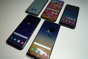 Lote de trabajo 5x teléfonos Samsung - Galaxy A51, A70, A8 2018, S8+, Note 8 - Imagen 1 de 13