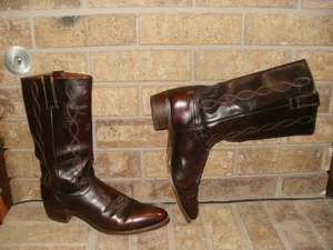 Bota Western Johnston & Murphy's Ruidoso Collection Becerro Hombres 11.5 A/3A Precio de venta sugerido por el fabricante $150 - Imagen 1 de 7