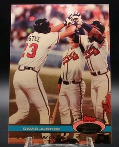 1991 Stadium Club 1991 World Series #97 David Justice NM - Picture 1 of 2