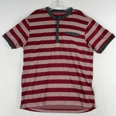 Camiseta Pullover Club Ride Buxton 1/4 Cremallera Para Hombre Grande Ciclismo Rojo Rayas Foto 1 de 4