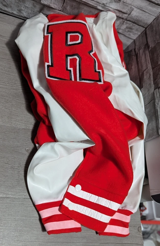 Fabulous 50s Letterman Jacket Costume Adult Grease Rydell High Halloween Cosplay - Image 1 of 4