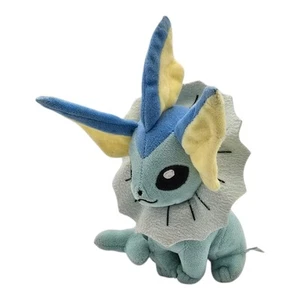 Peluche Vaporeon Pokémon 8" Takara Tomy Nintendo juguete suave oficial en muy buena condición de colección - Imagen 1 de 14