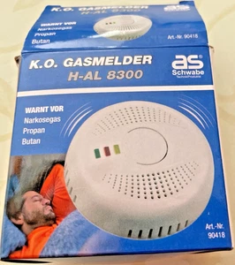 AS Schwabe K.O. Gasmelder Gaswarner Camping Wohnmobil Boot Gas Alarm H-AL 8300 - Bild 1 von 3