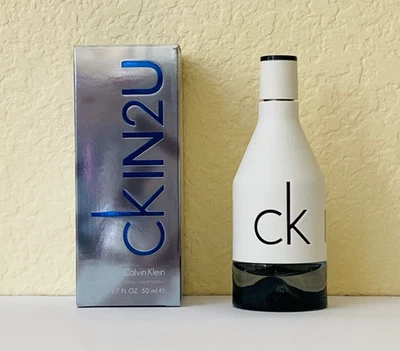 Calvin Klein CKIN2U EDT para hombres 1,7 oz / 50 ml spray caja original Foto 1 de 4