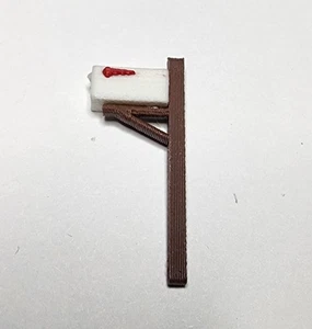 1/64 Briefkasten 3D gedruckt weiß mit Post - Bild 1 von 1