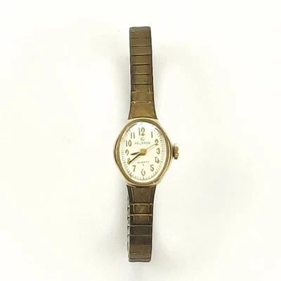 Helbros Vintage Quartz Watch Ladies Gold Tone *Untested - Image 1 of 4