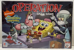 Operation SpongeBob Schwammkopf Edition Geschicklichkeitsspiel Nickelodeon Hasbro - Bild 1 von 7