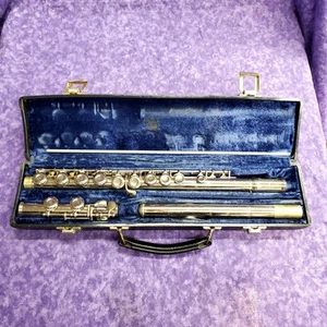 💥GOOD CONDITION💥GEMEINHARDT ELKHART M2 SILVER  FLUTE W/ CASE💥READY TO PLAY!💥 - Picture 1 of 24