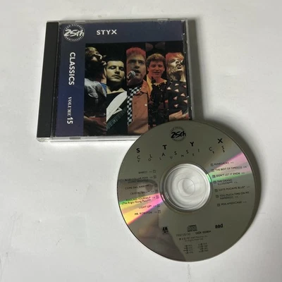 A&M Styx - Classics Volume 15 CD-14 track-Mr Roboto-Babe-Come Sail Away Renegade Foto 1 de 4