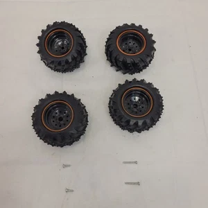 New Bright Ford F-150 4x4 RC Truck Crawler Wheels Lot of 4 Front & Back 3.5" - Picture 1 of 6
