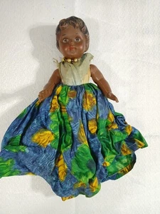 Vintage 12 Zoll Afroamerikanische Puppe ohne Branding Gelenk  - Bild 1 von 7