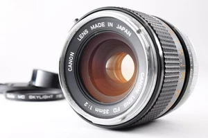 Rare Concave "O" **NEAR MINT** Canon FD 35mm f/2 Wide Angle Lens + Cap FromJapan - Picture 1 of 10