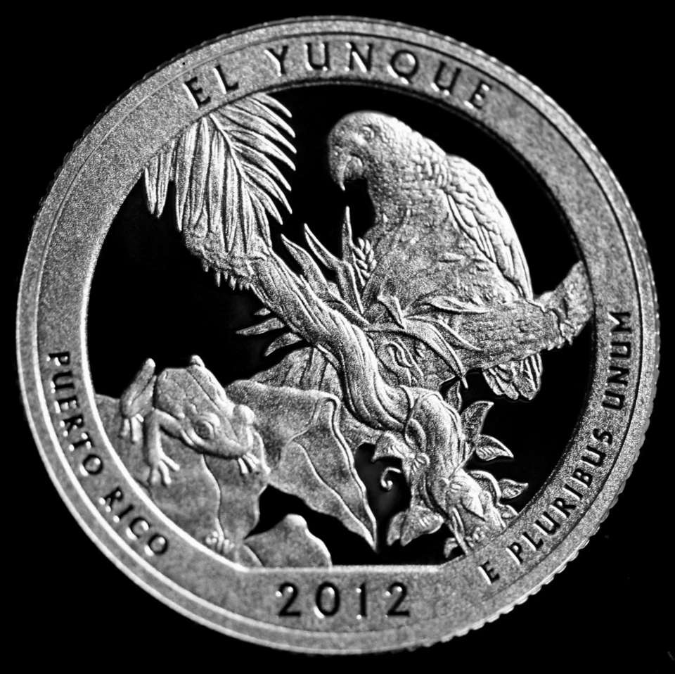 2012 S El Yunque PR ~ America the Beautiful Clad Proof National Parks   - Image 1 of 2