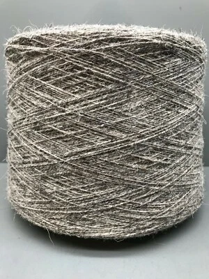 Herdwick Yarn 100% Wool 500g Cone 1/7's NM, 13.5 YSW - 2ply Natural Light Grey - Image 1 of 3