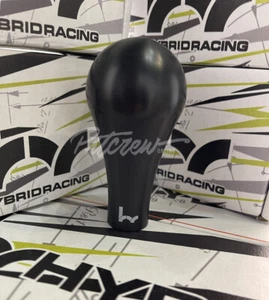 Perilla de cambio híbrida Racing negra M10x1.5 HYB-NOB-01-08 Delrin 90 mm - Imagen 1 de 2
