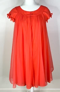 Conjunto de camisón vintage de Claire Sandra por Lucie Ann coral peignoir talla S - Imagen 1 de 15