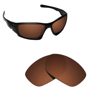 Hawkry Polarized Replacement Lenses for-Oakley Ten Sunglass Bronze Brown - Picture 1 of 3