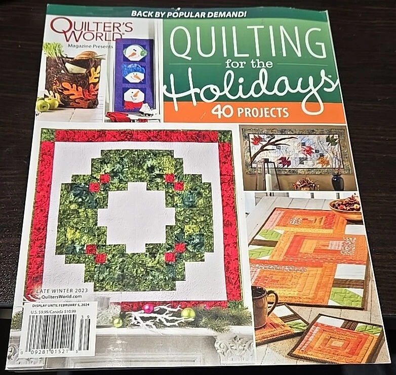 Quilters World Magazine Quilting For The Holidays Late Winter 2023 - Image 1 of 1