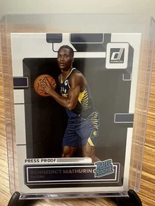 Bennedict Mathurin 2022-23 Donruss Press Proof Rated Rookie #206 Indiana Pacers - Bild 1 von 2