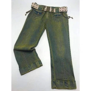 Pantalones capri Playboy verde para mujer | vintage nuevos con etiquetas - Imagen 1 de 11