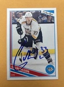 Colin Wilson Signed Nashville Predators Card - Picture 1 of 2