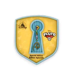 Disney Store Pluto 90th Anniversary Opening Ceremony Key Pin Badge - Picture 1 of 4