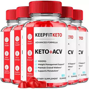 keepFit Keto ACV Gummies 1000MG Keep Fit Maximum Strength Formula 300 Gummies - Picture 1 of 14