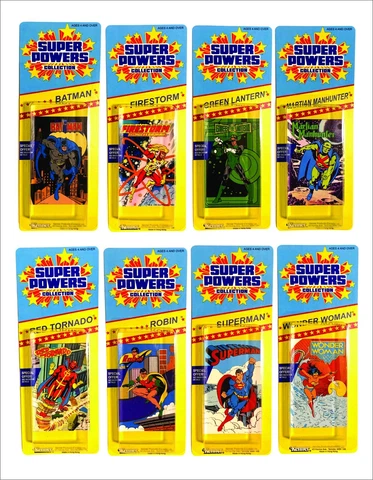 Super Powers Kenner Canada Slim cards custom cards, bubbles, blister B Cover