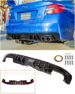 For 15-21 Subaru WRX STi Performance Style GLOSSY BLACK Rear Lower Fin Diffuser - Foto 1 di 13