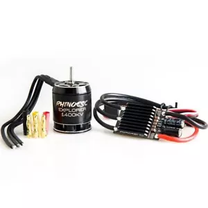 RhinoESC RC 540 AM32 ESC 80A bürstenloser Motor Combo Raupenraupe Auto Axial SCX10 TRX-4 - Bild 1 von 37