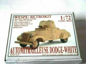 1:72 AUTOMITRAILLEUSE DODGE-WHITE Wespe Models- resin kit 72117 - Picture 1 of 2