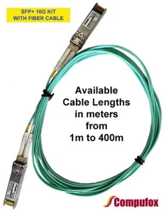 Compatible SFP+ 10GB kit OM3 MMF for Cisco Catalyst 2960 S- Series - Picture 1 of 8