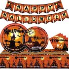 Friendly Napkins Halloween Disposable Tableware Paper Plates Dinnerware set