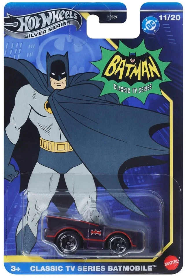 Batman Series 2025 Classic Series Batmobile 11/20 Hot Wheels JBY17