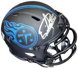 Derrick Henry signed Tennessee Titans Eclipse Speed Mini Helmet #22 - Beckett QR - Picture 1 of 4