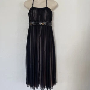 Mossman Size 10 Black Dress Cocktail Excellent Condition - Picture 1 of 8
