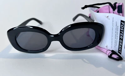 Óculos de sol MSRP 20,99 Foster Grant + bolsa de transporte 100% proteção UV tema gato - Imagem 1 de 4