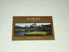 Davis Love III Hand Signed TPC Sawgrass The Players Scorecard PGA Golf Autograph