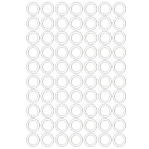 100 Teile Gardinenzubehör Ringzubehör Klemmringe für Gardinen - Bild 1 von 12