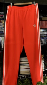 Adidas Firebird Pants Infrared Neon Orange Men Size Large - Picture 1 of 6