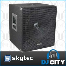 skytec 18 inch active subwoofer