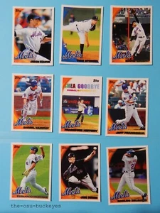 2010 Topps New York Mets Team Set 24 Cards Series 1 and 2 Pedro Martinez Beltran - Picture 1 of 3
