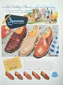 1951 Jarman Dress Shoes, Vintage Post WW2 Print Ad Department Store  - Picture 1 of 1